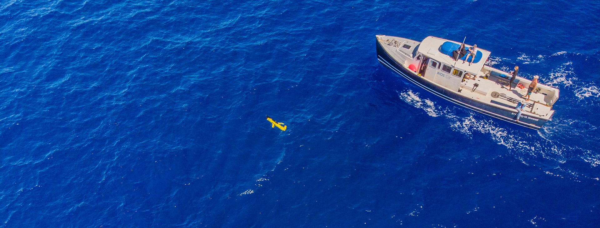 aerial photo of stommel offshore