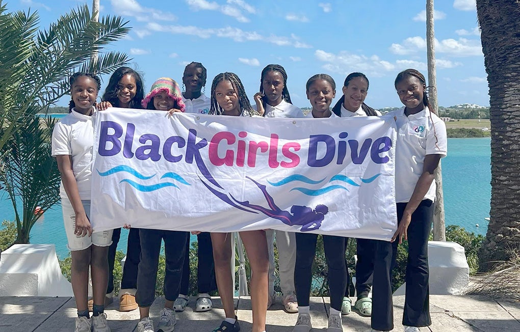 Black Girls Dive Foundation group photo