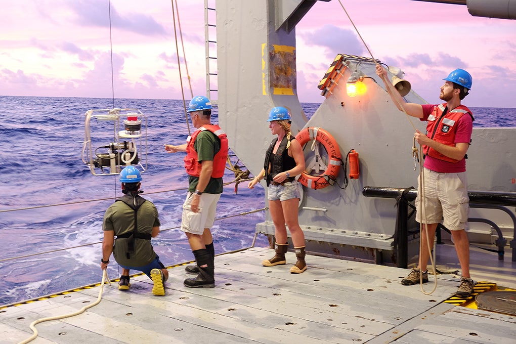 Craig Carlson on the Atlantic Explorer