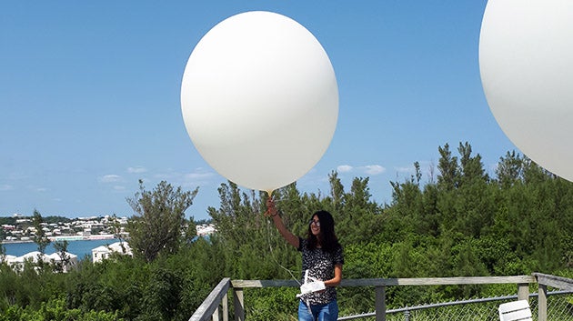 REU-Aamna-weather-balloon