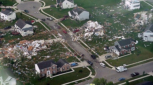 tornado damage