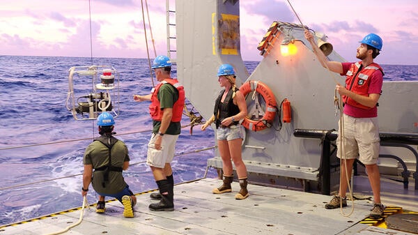 Craig Carlson on the Atlantic Explorer